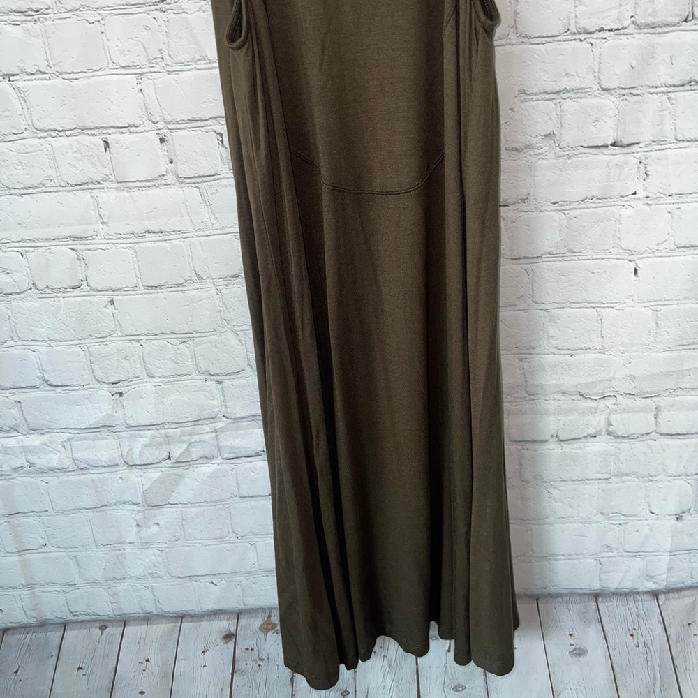BRAND NWT Cato Long Dark Green Dress size M - Picture 11 of 12